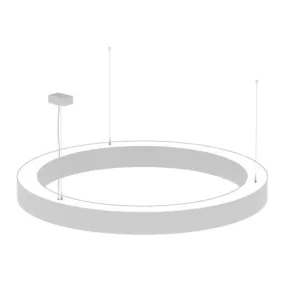   PXF Plexiform AE004.2211.840.A000 PX4090726 Geometric Ring LED DI-IN 1200 200W 14000/5490lm 840 OPAL Grey függesztett nagy méretű gyűrű alakú kerek LED lámpatest direkt indirekt