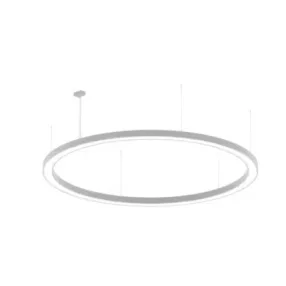   PXF Plexiform AE009.2211.840.A000 PX4100122 Geometric Ring LED 2100 220W 24200lm 840 OPAL Grey függesztett nagy méretű gyűrű alakú kerek LED lámpatest