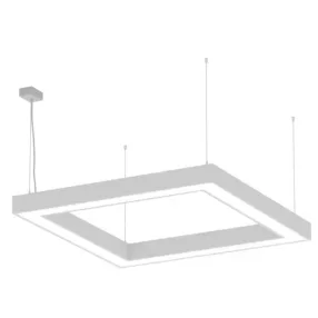   PXF Plexiform AF002.2211.840.A000 PX4080050 Geometric Square LED 980 90W 8650lm 840 OPAL Grey függesztett nagy méretű négyzetes  LED lámpatest