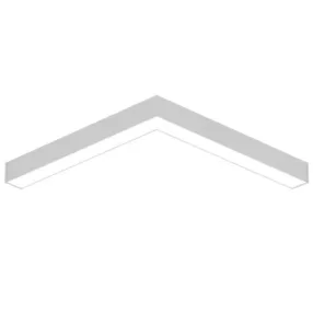   PXF Plexiform BI001.2211.840.A000 PX0919065 VIP Corner LED L 25W 3710lm 840 OPAL Grey STD irodai lineáris profil LED lámpatest sarokelem