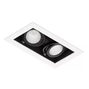   PXF Plexiform DP002.1166.840.A000 PX1520222 Kardo Mini LED 2X 15W 1120lm 840 RF White dekoratív álmennyezeti LED spot dupla állítható 