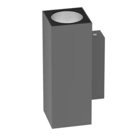   PXF Plexiform EI006.4466.840.A000 PX4111664 Cubic Wall IP65 LED DI-IN 50/50° 20W 2260lm 840 RF Antracite kültéri LED lámpatest homlokzat előtető