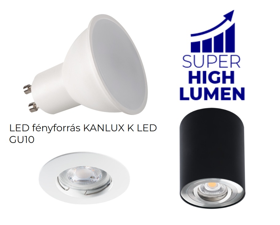 Kanlux 7W 1000lumen-es Spot 100°